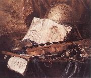 RING, Pieter de Still-Life of Musical Instruments oil painting
